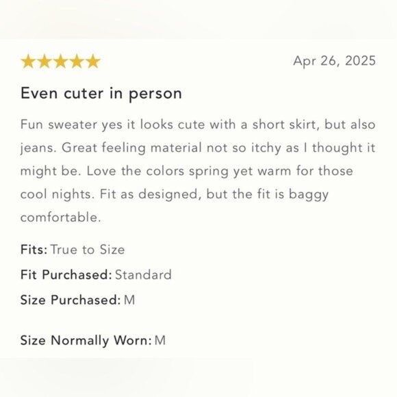 NWT Size S - Anthropologie Beach Daze Cotton Oversized Sweater (NWT US$ 138) - Picture 6 of 16